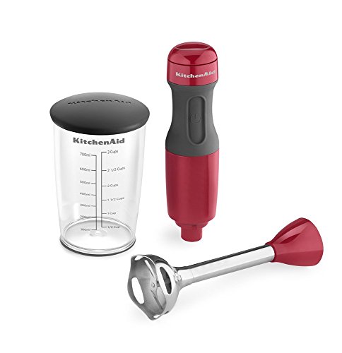 KitchenAid 2-Speed Hand Blender Empire Red for Kitchen Use - Easy to Clean, Versatile - KHB1231ER (Renewed)
| KitchenAi